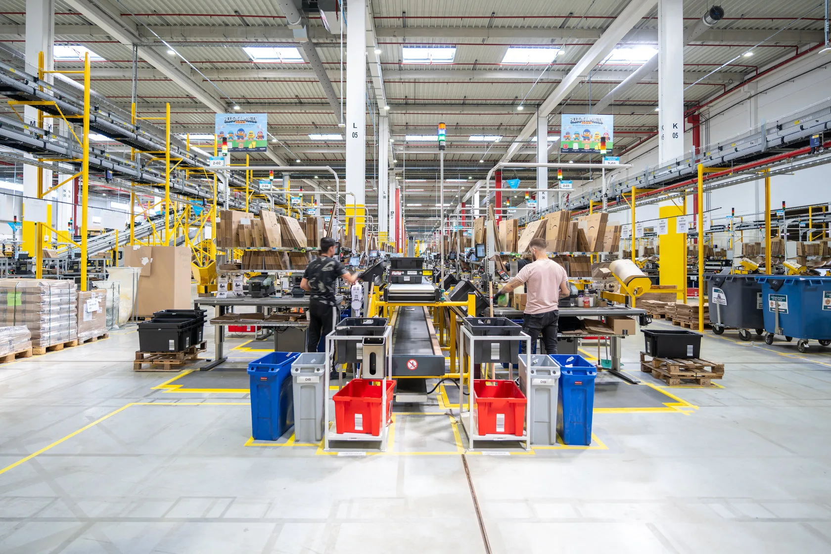 Reportage de site logistique &mdash; Amazon