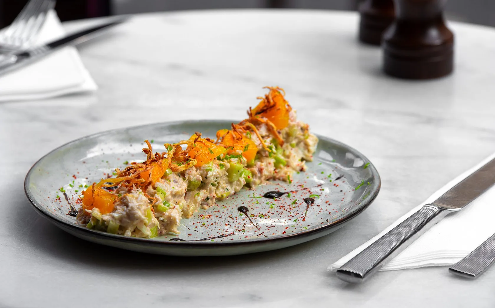 Plat en restaurant