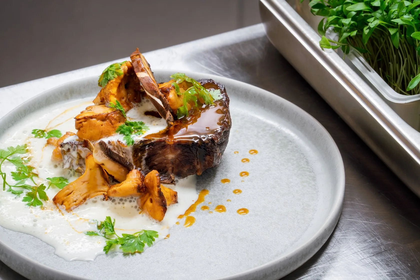 Plat en restaurant
