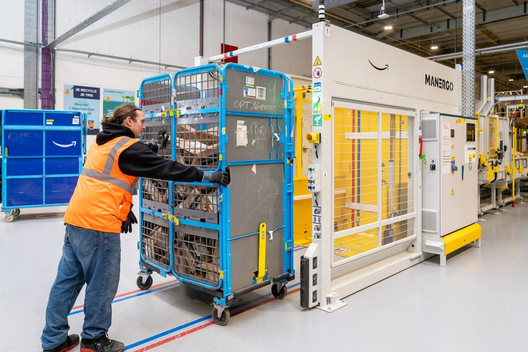 Reportage site logistique