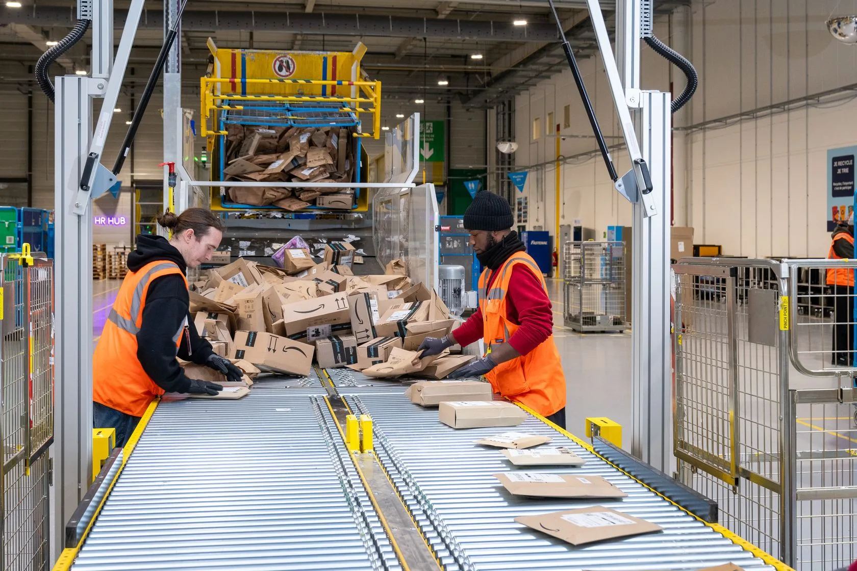 Reportage site logistique