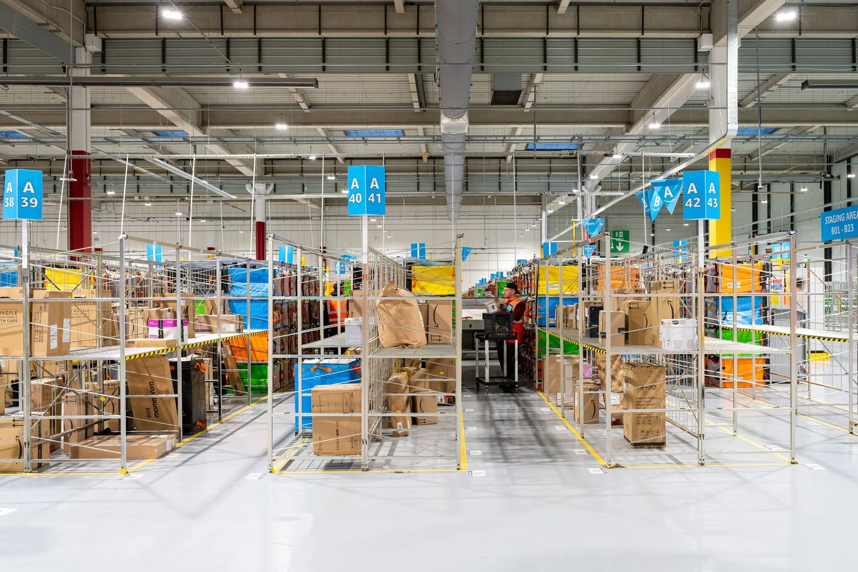 Reportage site logistique