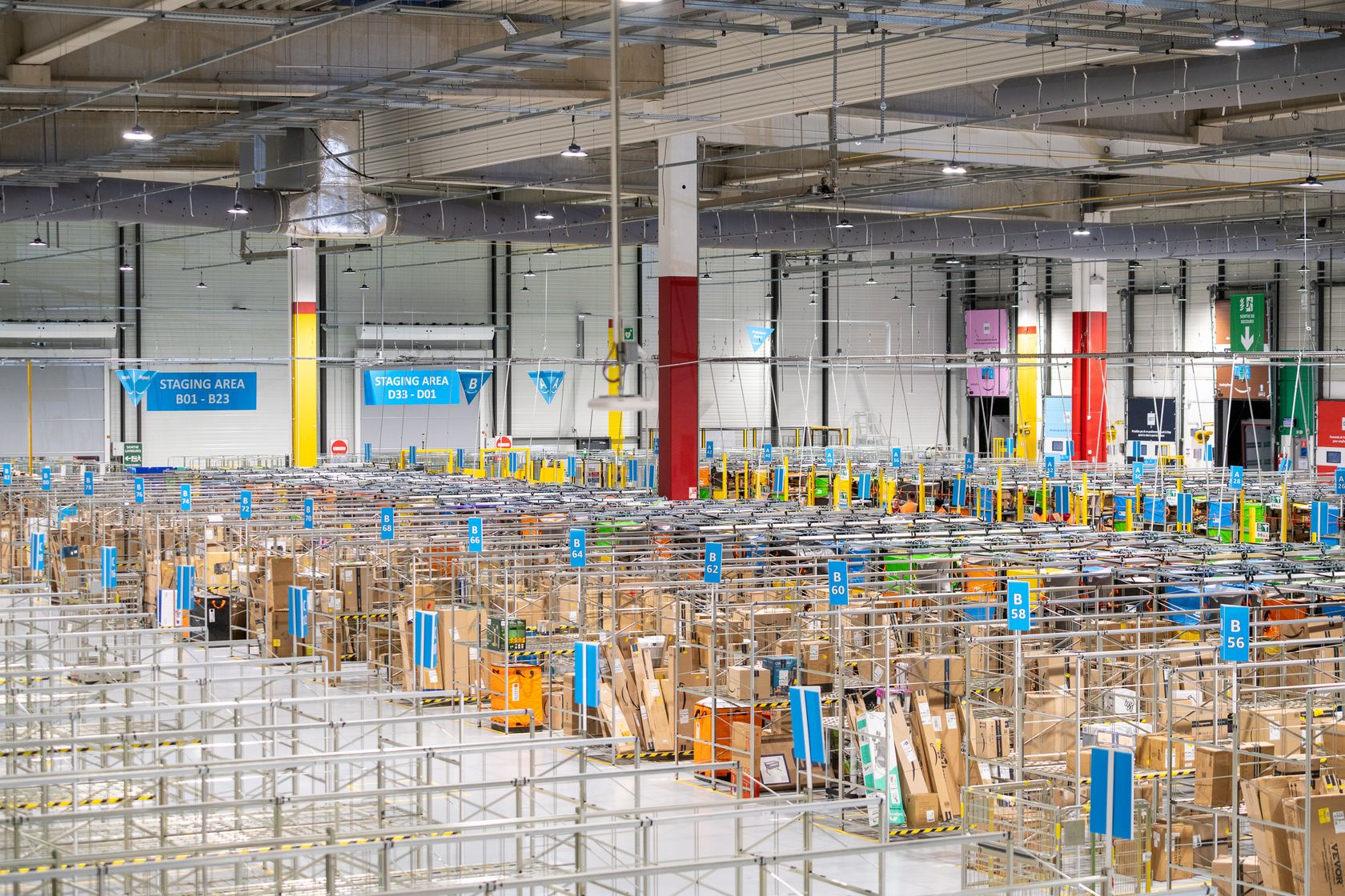 Reportage site logistique