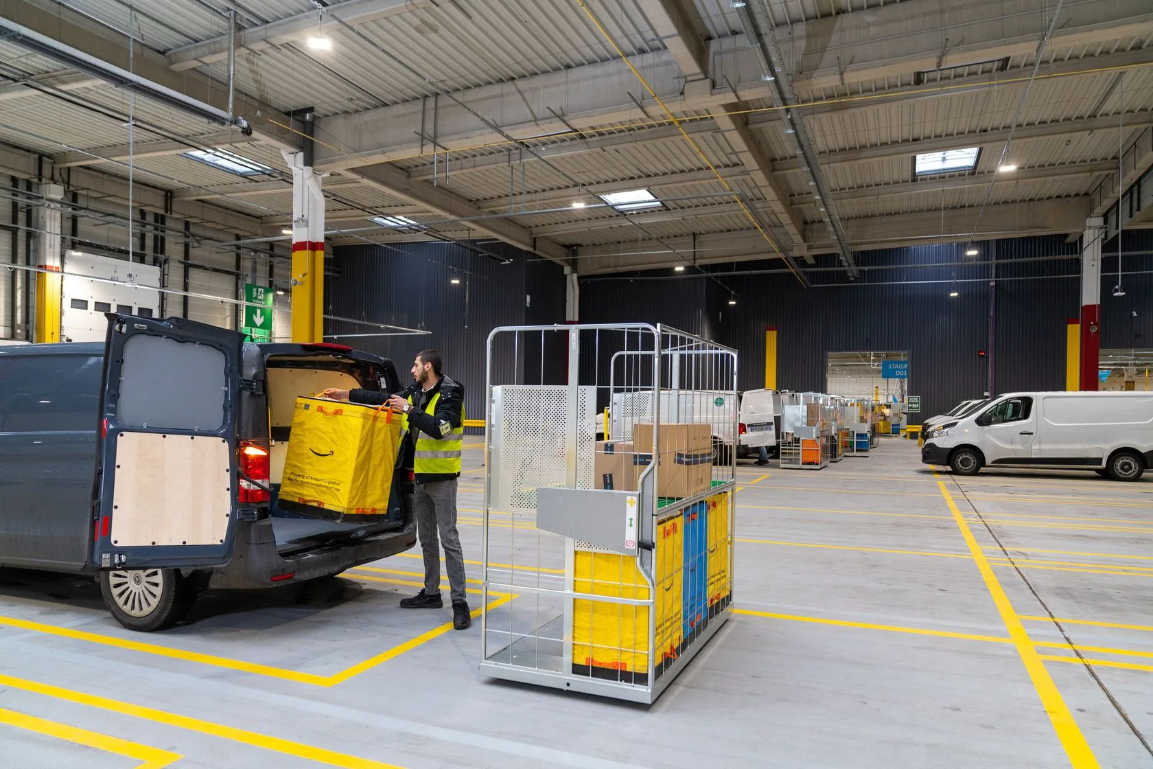 Reportage site logistique