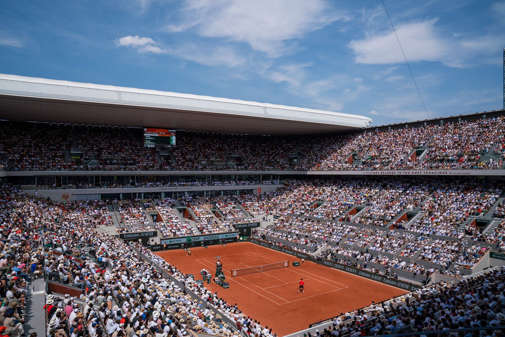 Plateau Prime Zone de Prime Video &agrave; Roland-Garros